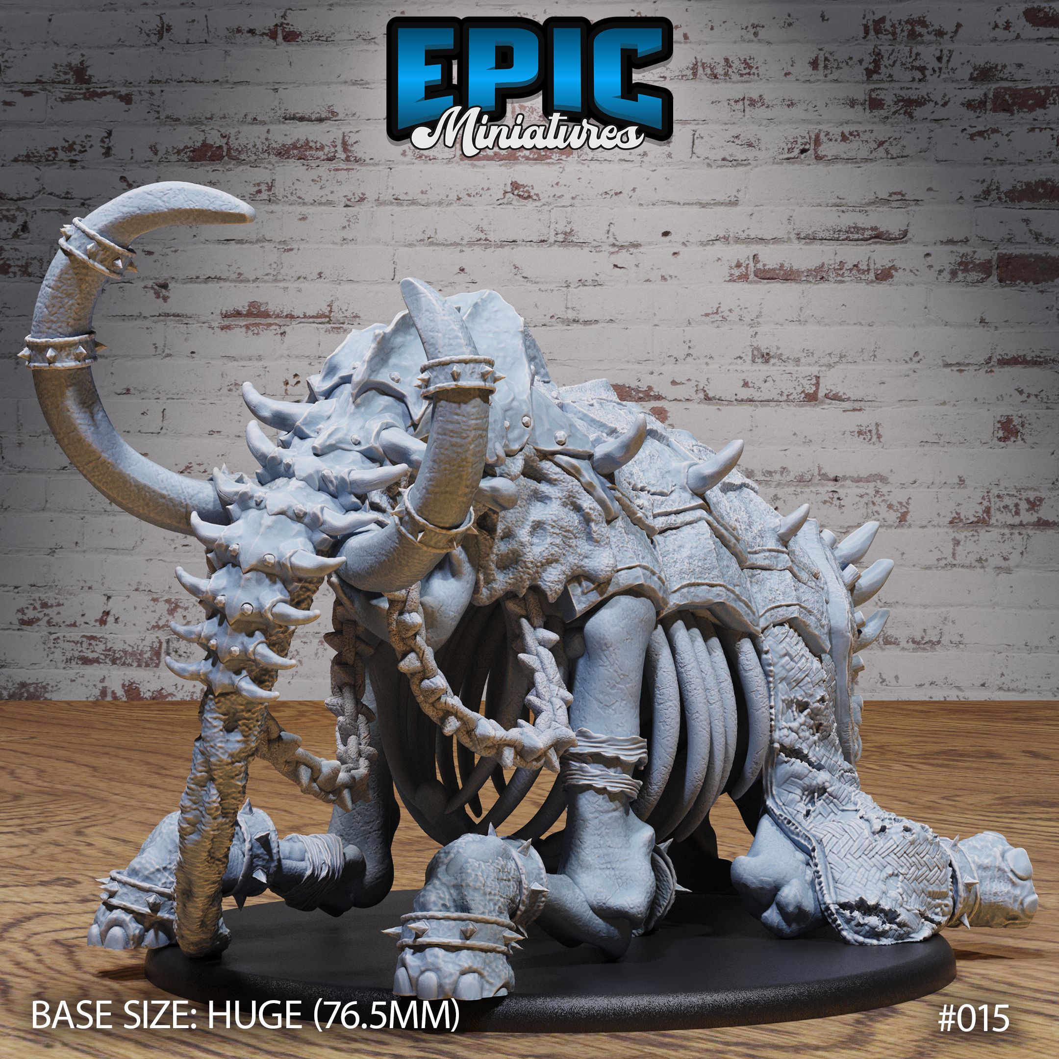 Elephant Skeleton Laying / Utopian Skelet Wild Animal / African Tusked Bone Beast / Undead Beast / Tribal Zombie Creature / Southern Rotting Monster / Giant Mammalia / Safari Encounter